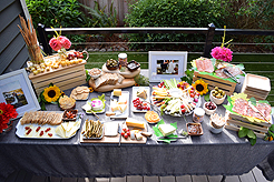 A GARDEN WEDDING RECEPTION